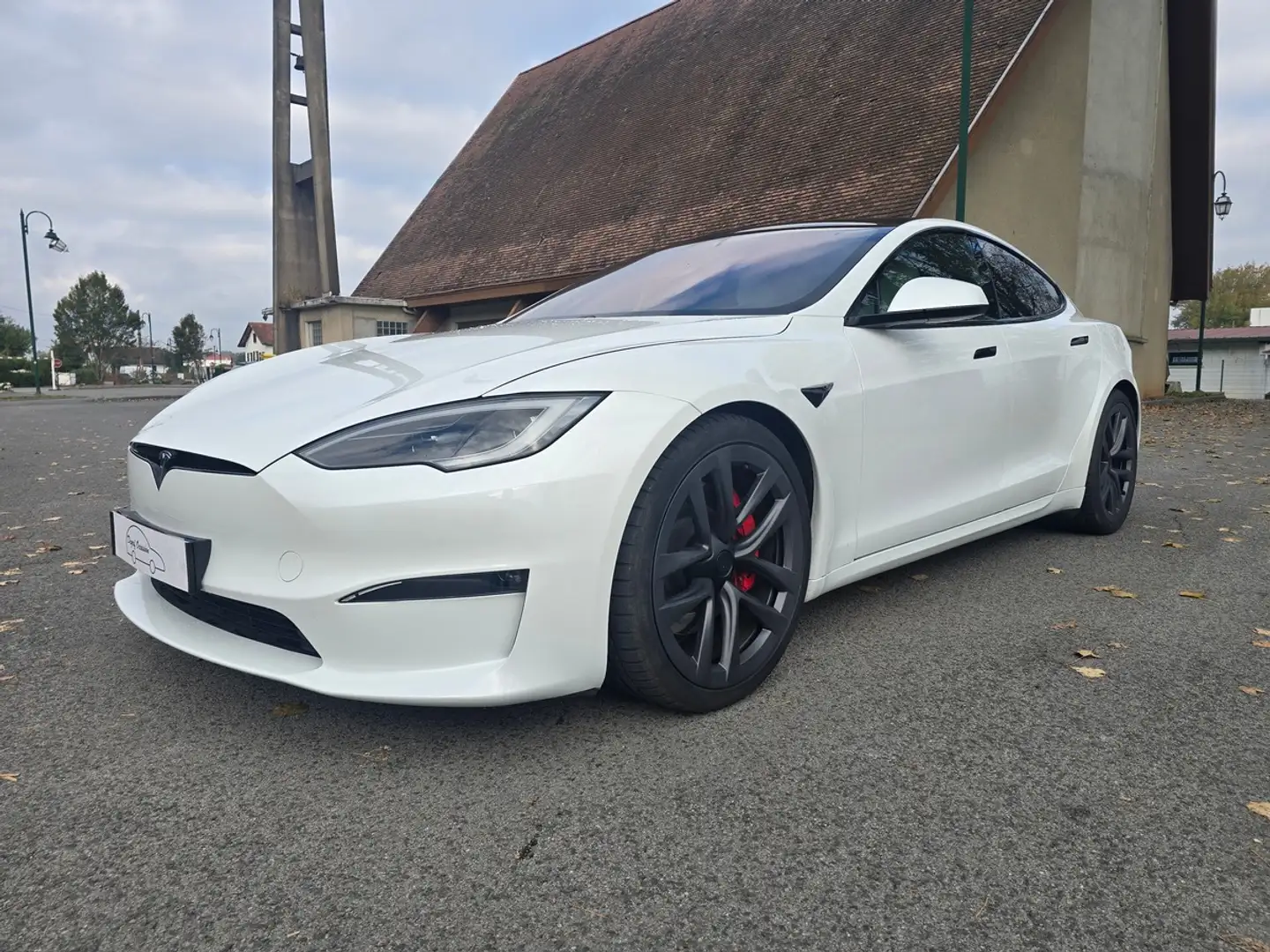 Tesla Model S Plaid 1020 CV EAP TVA apparente Bílá - 1