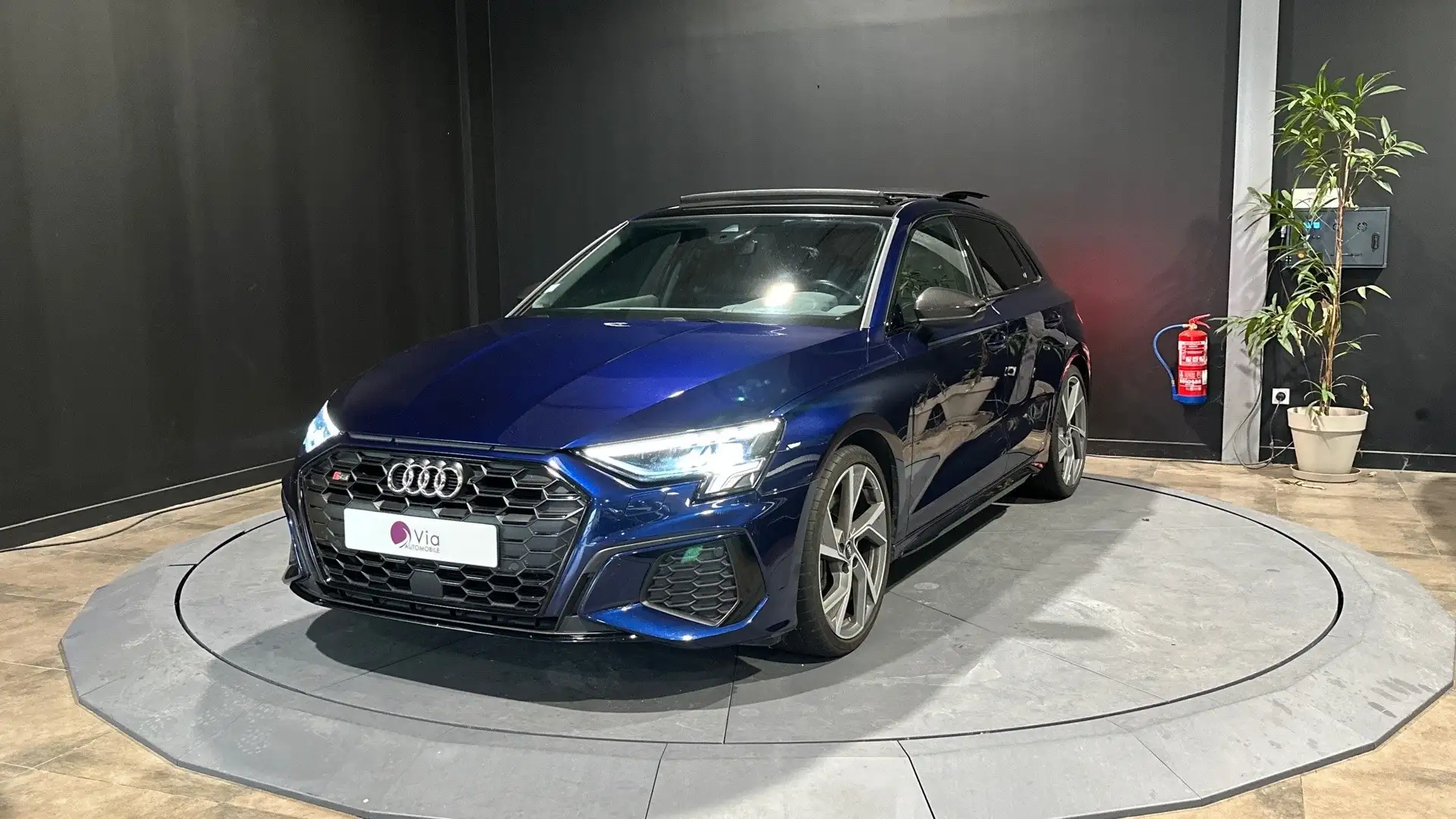 Audi S3 TFSI 310 S tronic 7 Quattro - B\u0026amp;O - TOIT PANO - SIEGES CHAUFFANT - RETROVISEUR CARBONE Blau - 1