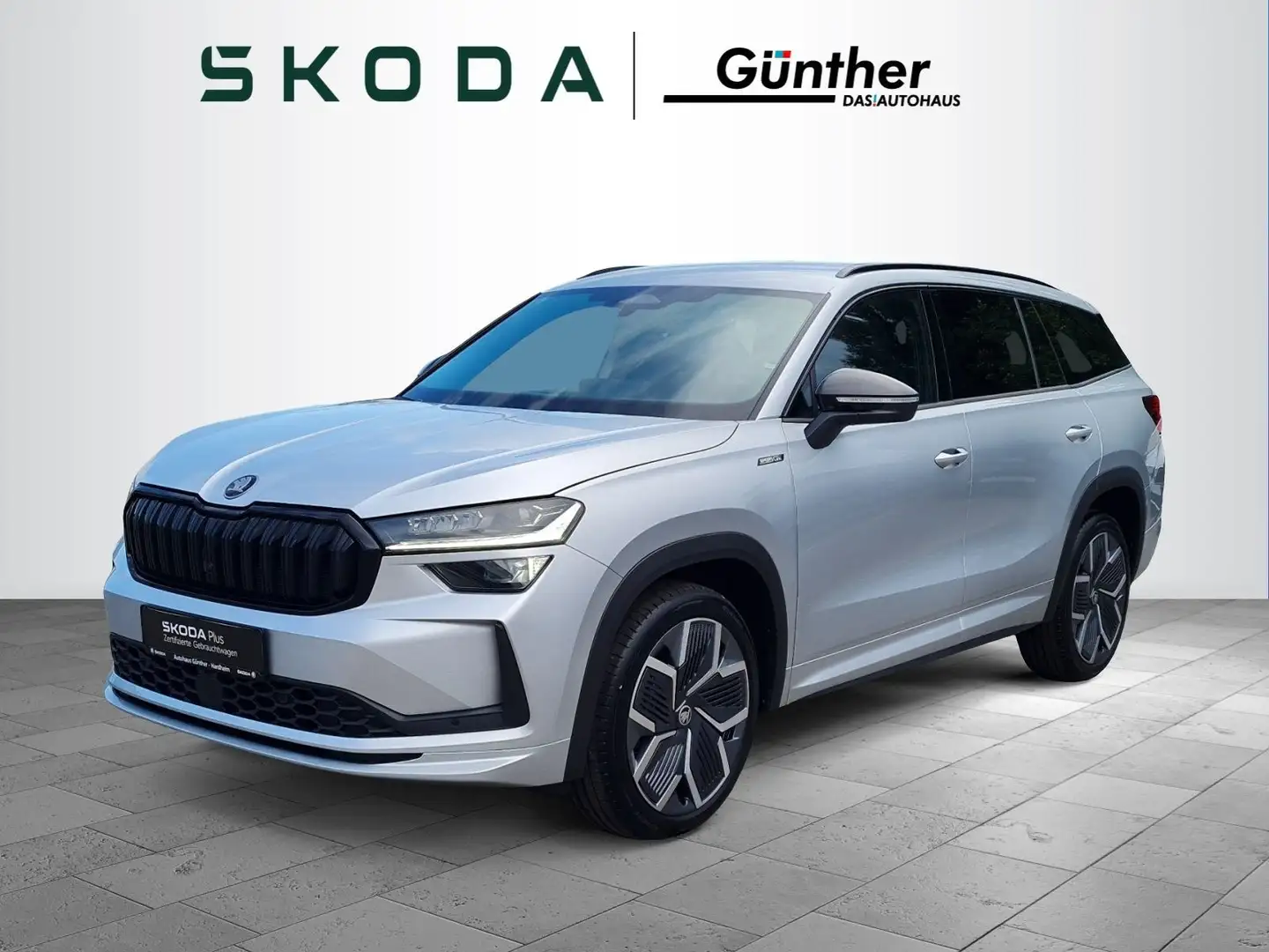 Skoda Kodiaq 2.0 TDI Sportline 4x4 DSG +AHK+MATRIX Argent - 2