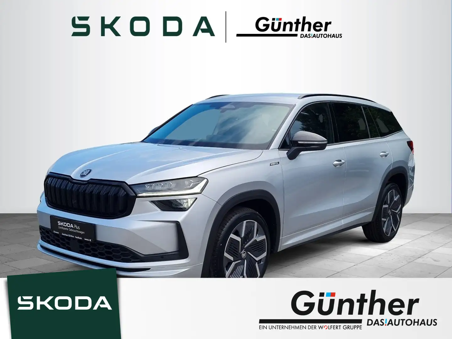 Skoda Kodiaq 2.0 TDI Sportline 4x4 DSG +AHK+MATRIX Argent - 1