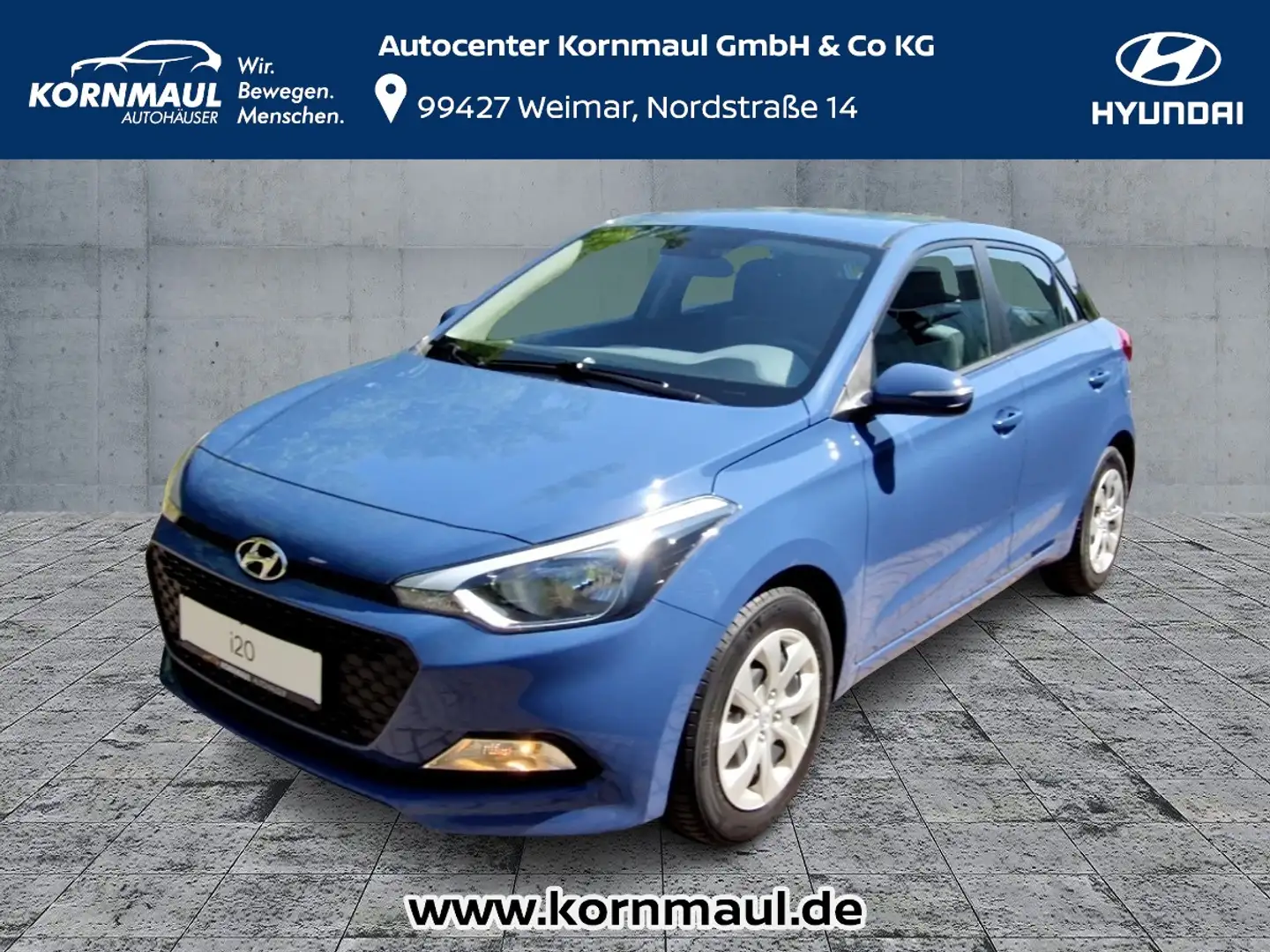 Hyundai i20 1.2 Classic (84PS) Bleu - 1