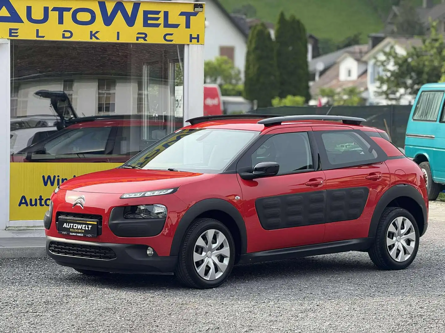 Citroen C4 Cactus Feel ERSTBESITZ *RFK *TEMPOMAT *PARKSENSOR Rot - 1