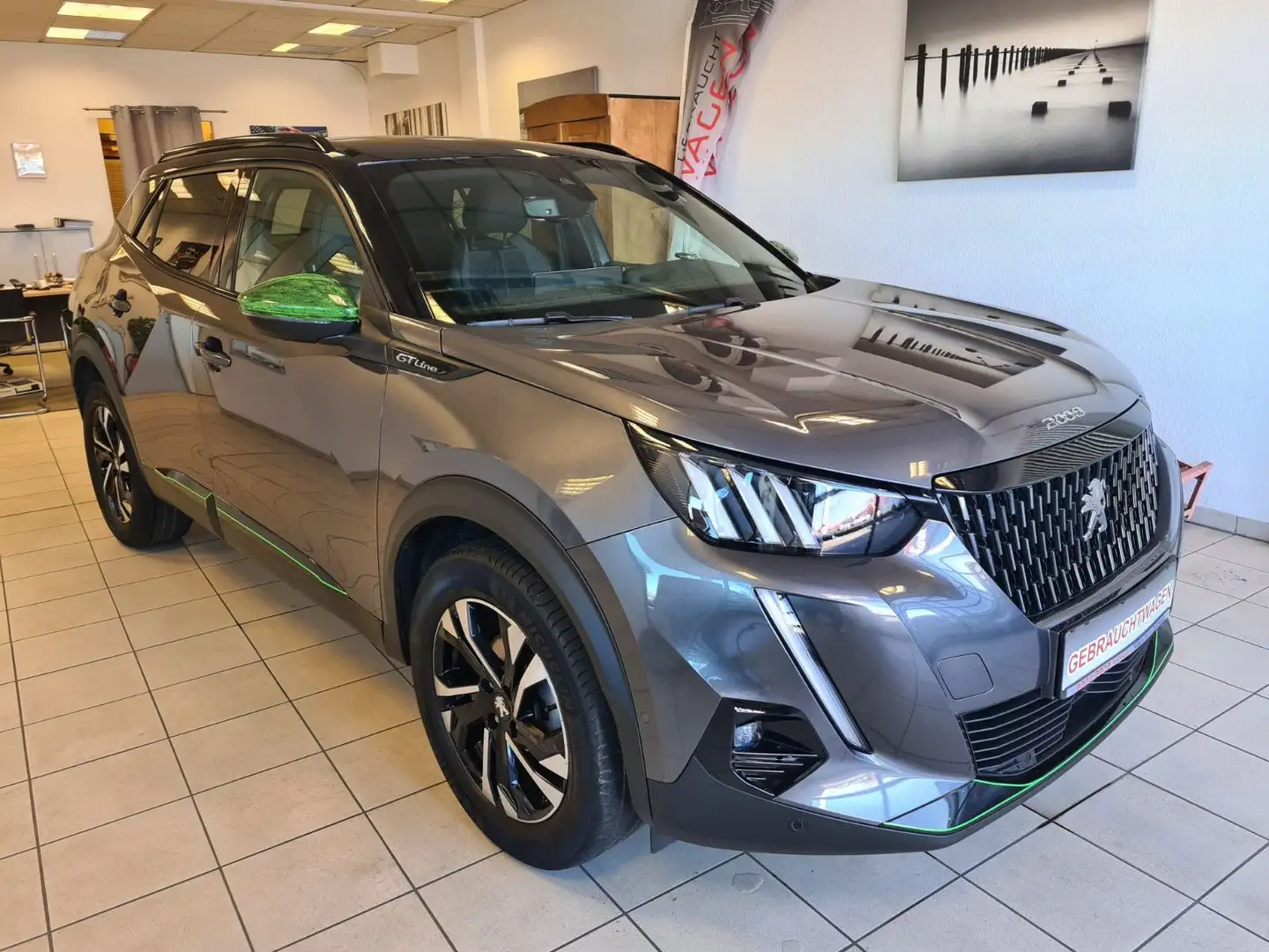 Peugeot 2008 Allure  1.HAND/SCHECKHEFT/NAVI/LED/ Grau - 2
