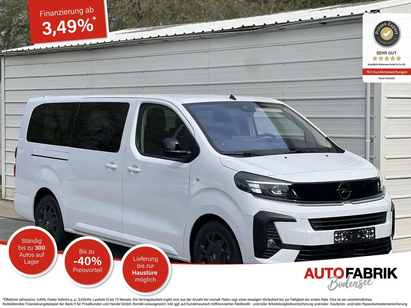 Opel Zafira Life 2.0 D AT8 Business Edition *NAVI*KAMERA*SHZ Weiß - 1