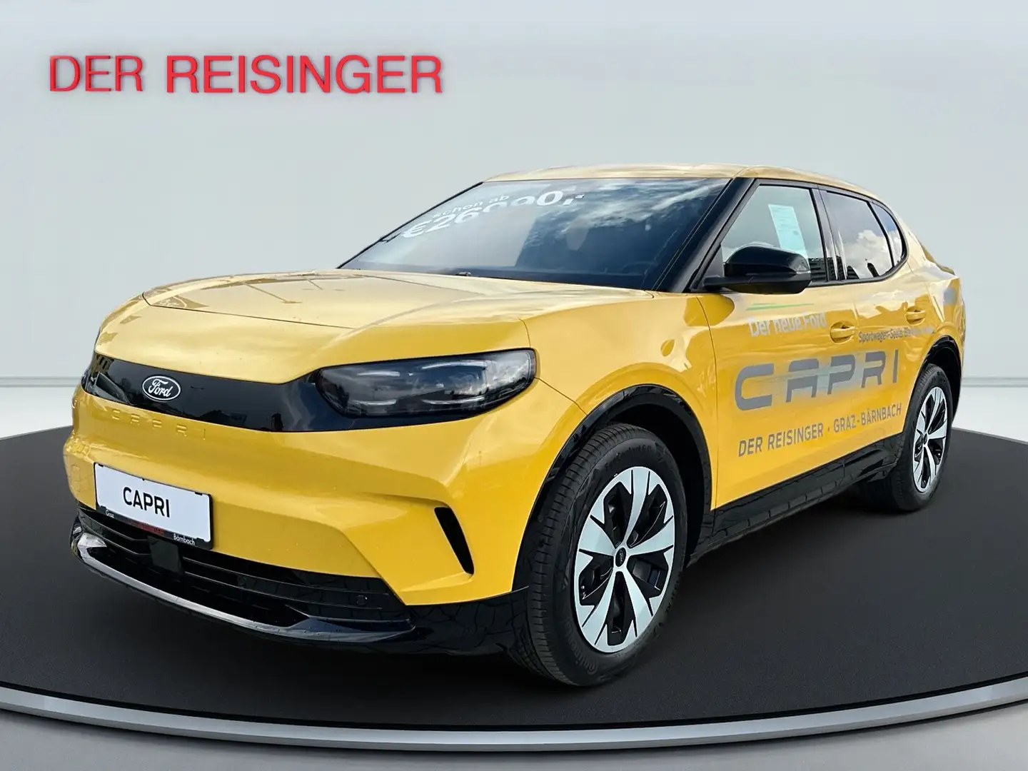 Ford Capri Elektro 52 KWh ACC+LED+Navi+KeyLess Gelb - 2