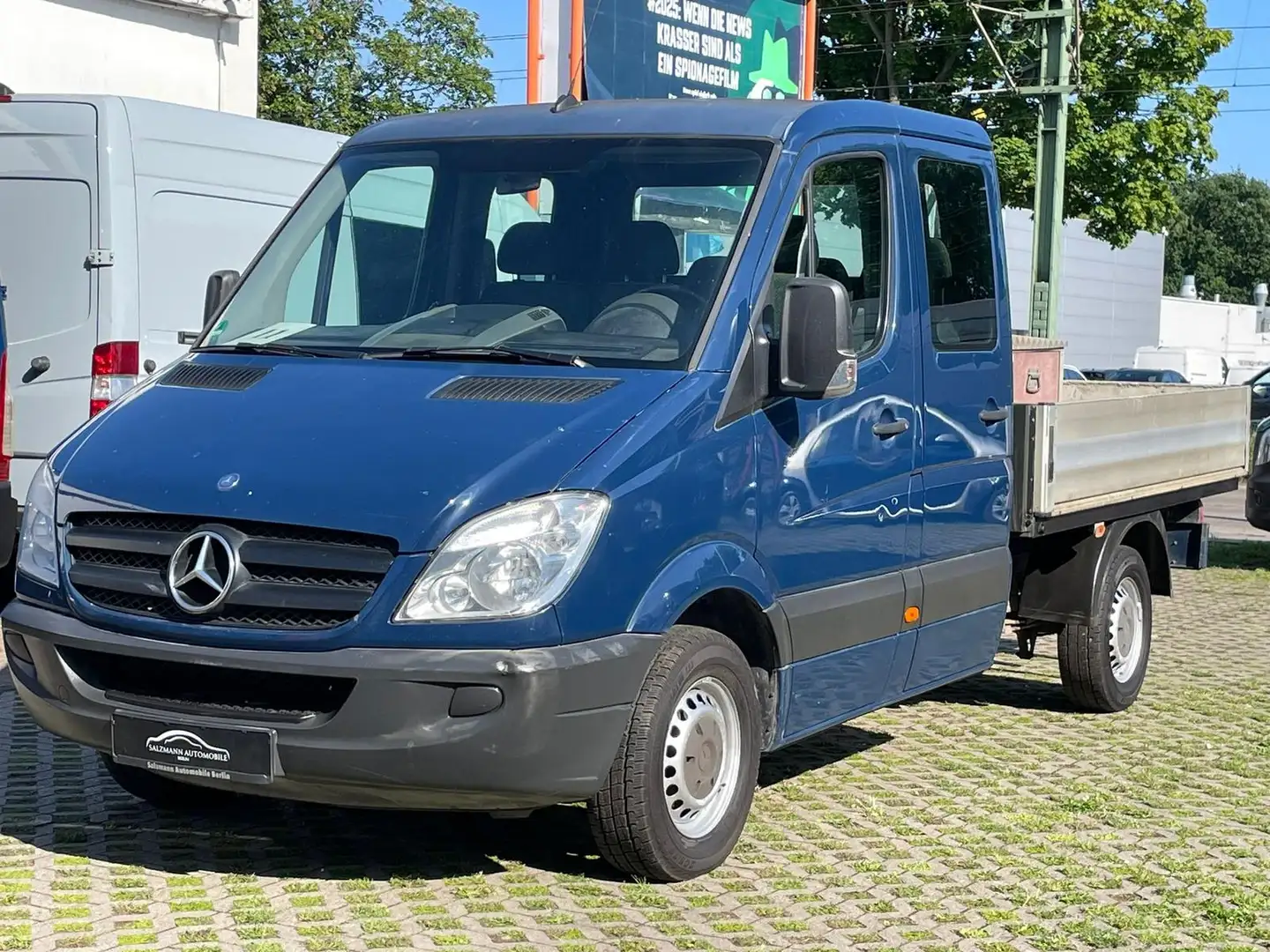 Mercedes-Benz Sprinter 210 CDI//DOKA Pritsche//1.Hand//AHK// Blau - 1