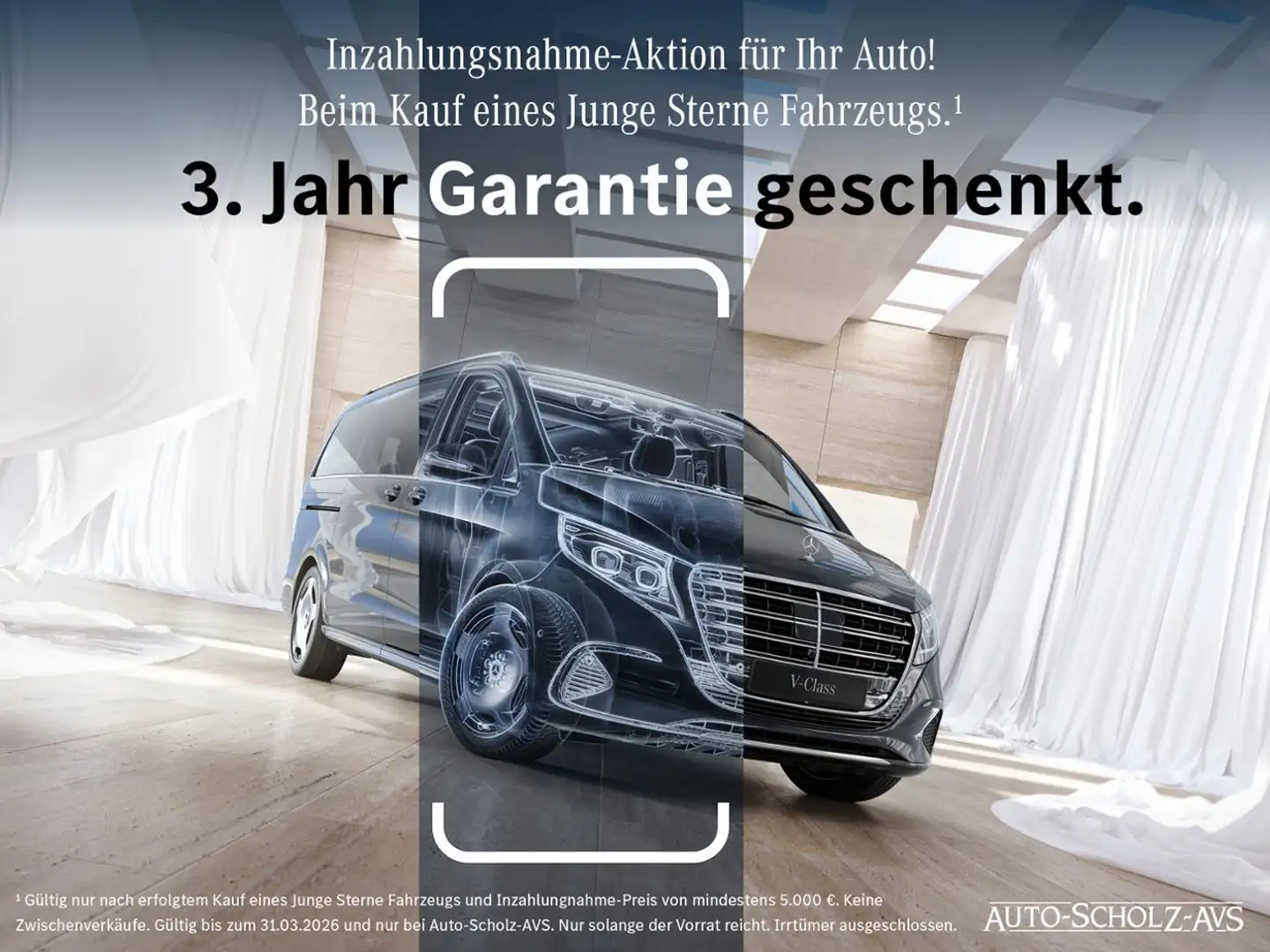 Mercedes-Benz V 220 d 4x4 ED Lang AMG Night*AHK*Airmatic*StdHz Gris - 2