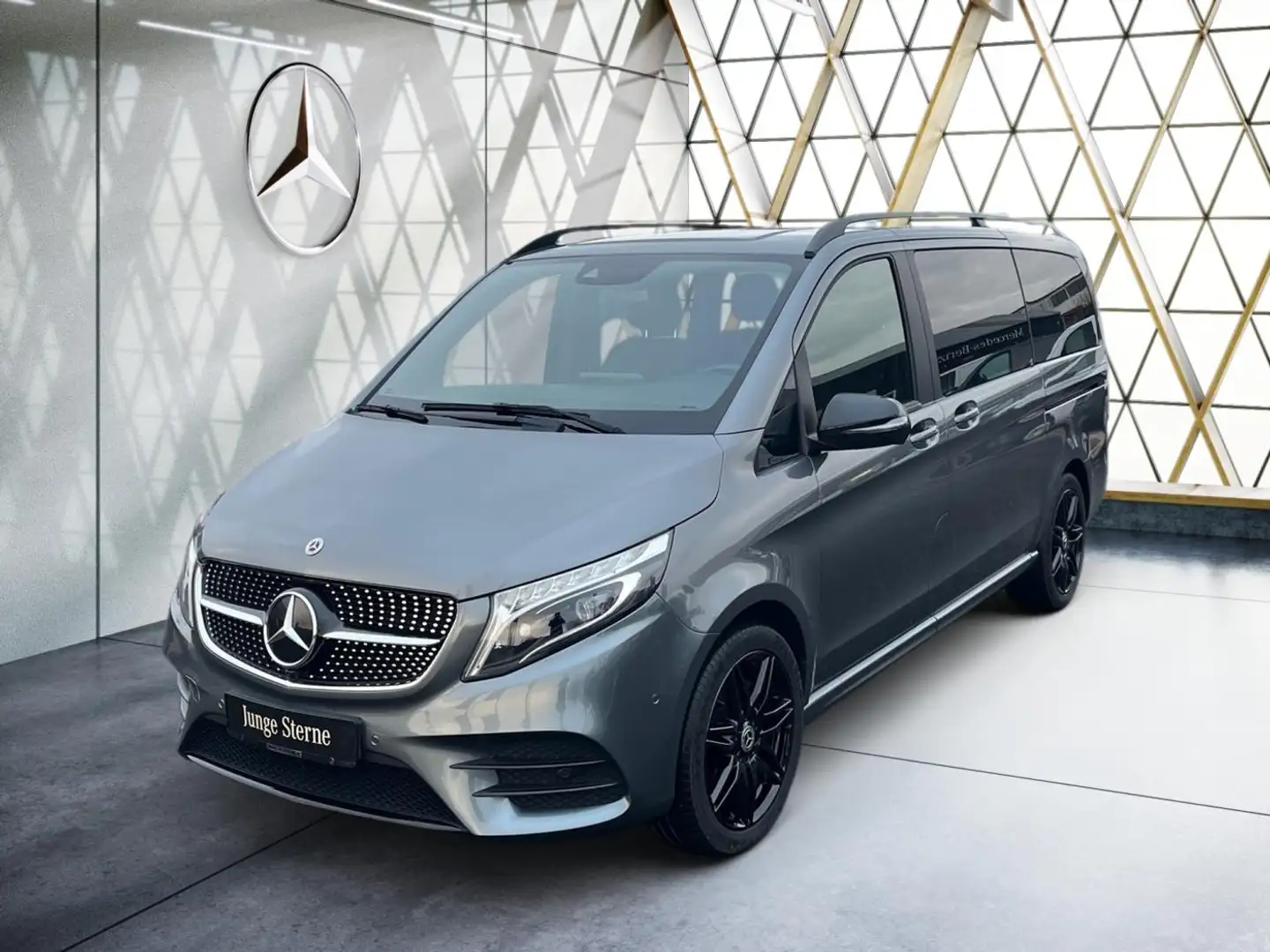 Mercedes-Benz V 220 d 4x4 ED Lang AMG Night*AHK*Airmatic*StdHz Gris - 1
