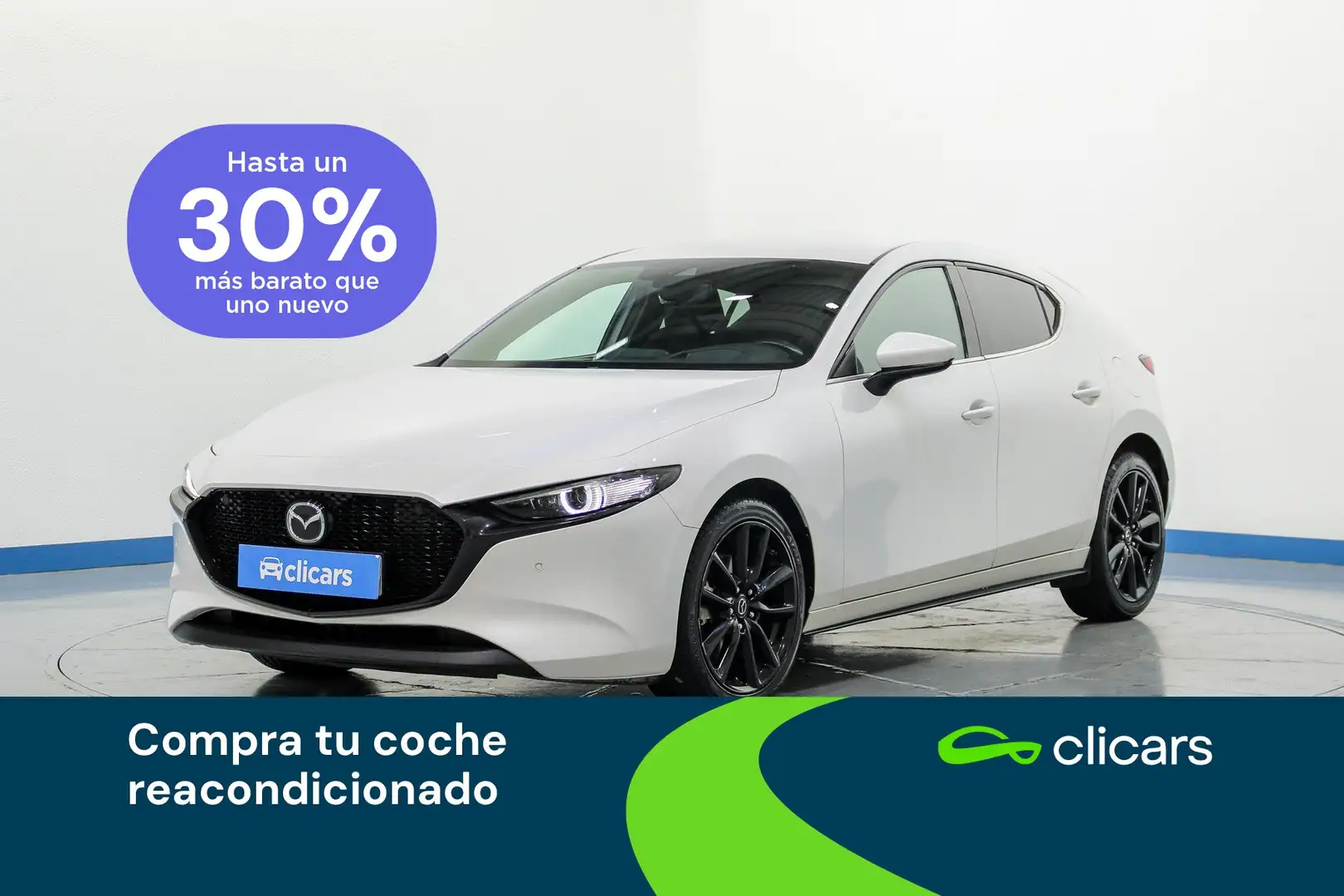 Mazda 3 2.0 Skyactiv-X Zenith-X Aut. 132kW Blanco - 1
