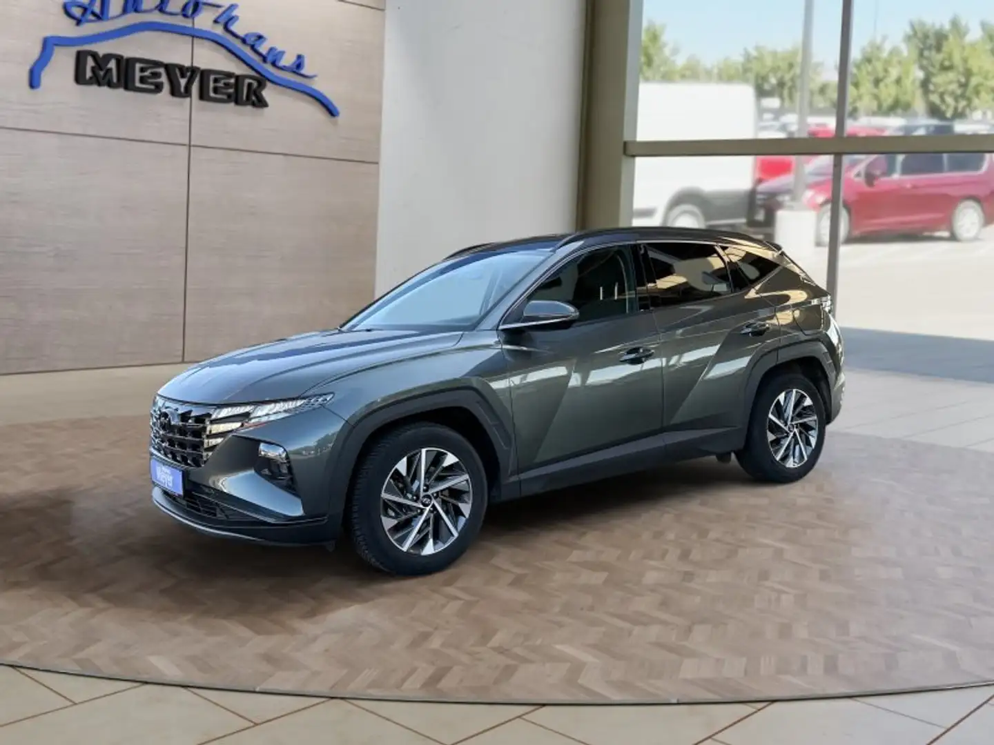 Hyundai TUCSON 1.6 T-GDI 18*Alu/AHK/LED/Kamera/Winterp. Grigio - 1