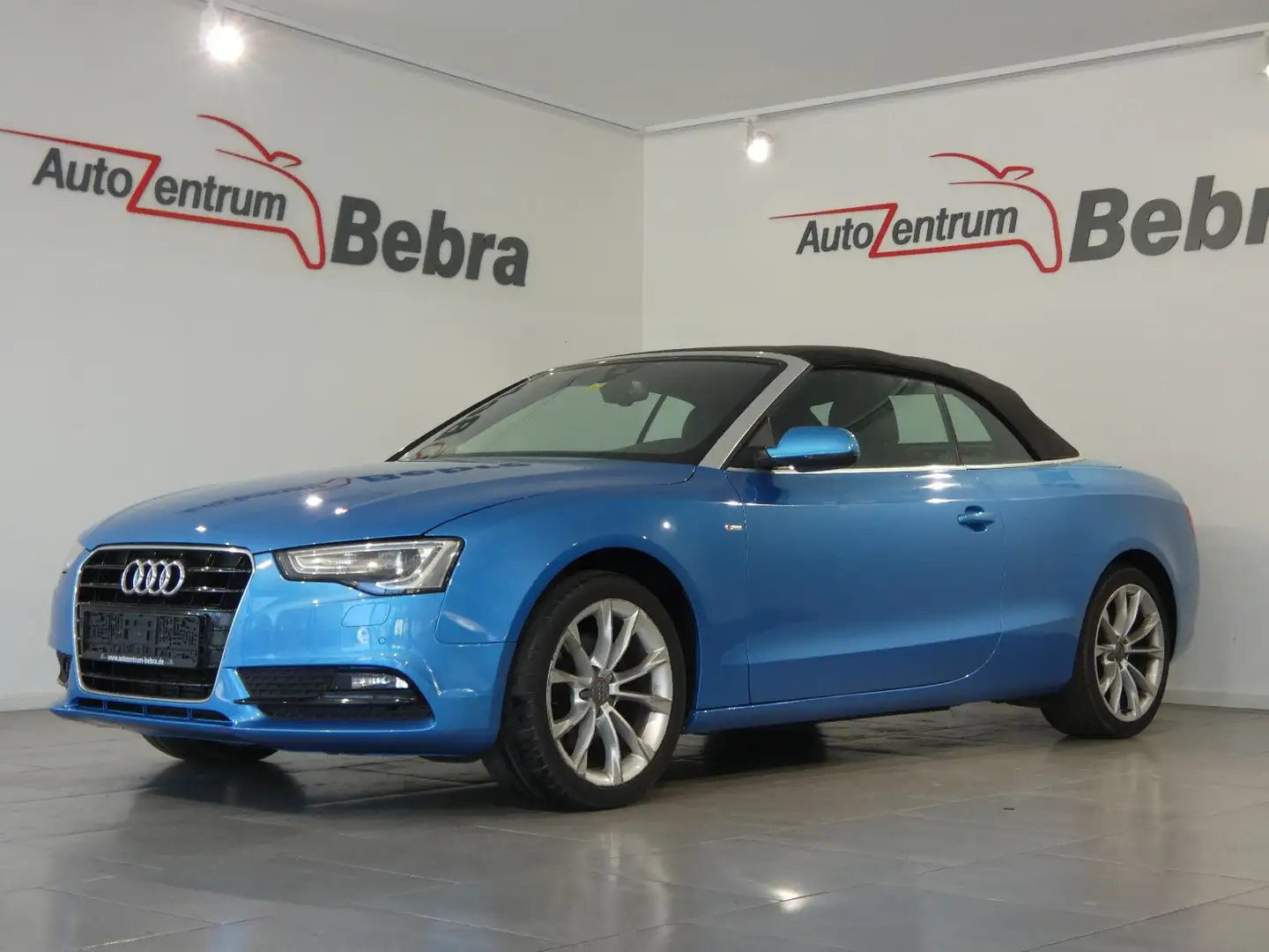 Audi A5 Cabriolet 2.0 TDI S-Line Sport Plus Xenon/Nav Blau - 1