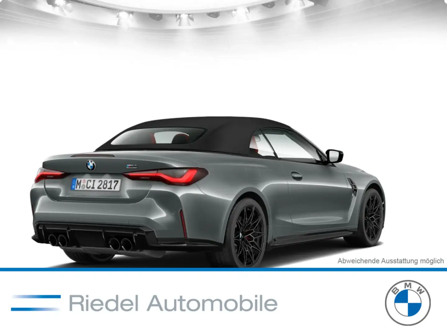 BMW M4 Competition xDrive Cabrio DAPro*Laser*h/k* Grau - 2
