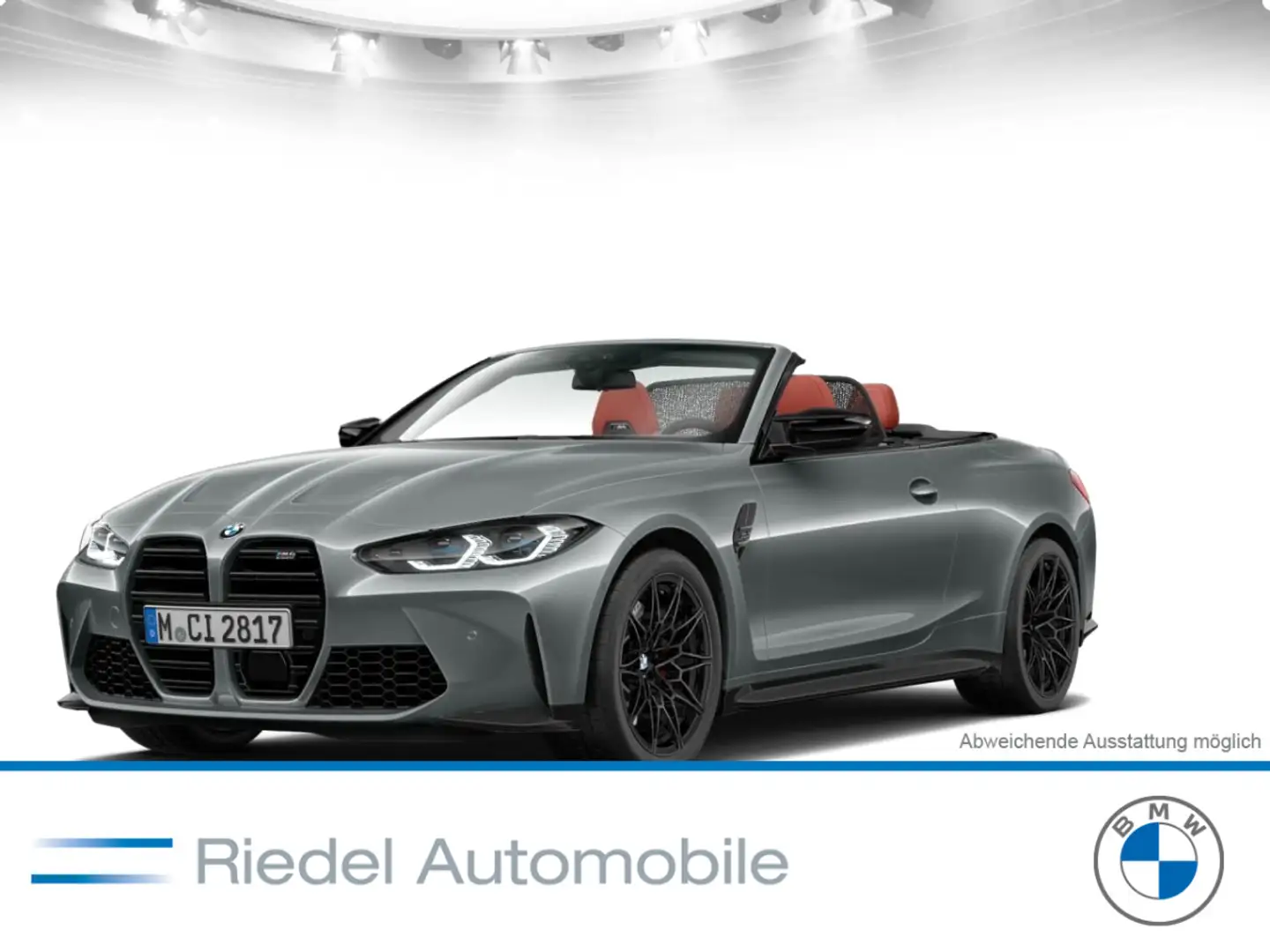 BMW M4 Competition xDrive Cabrio DAPro*Laser*h/k* Grau - 1