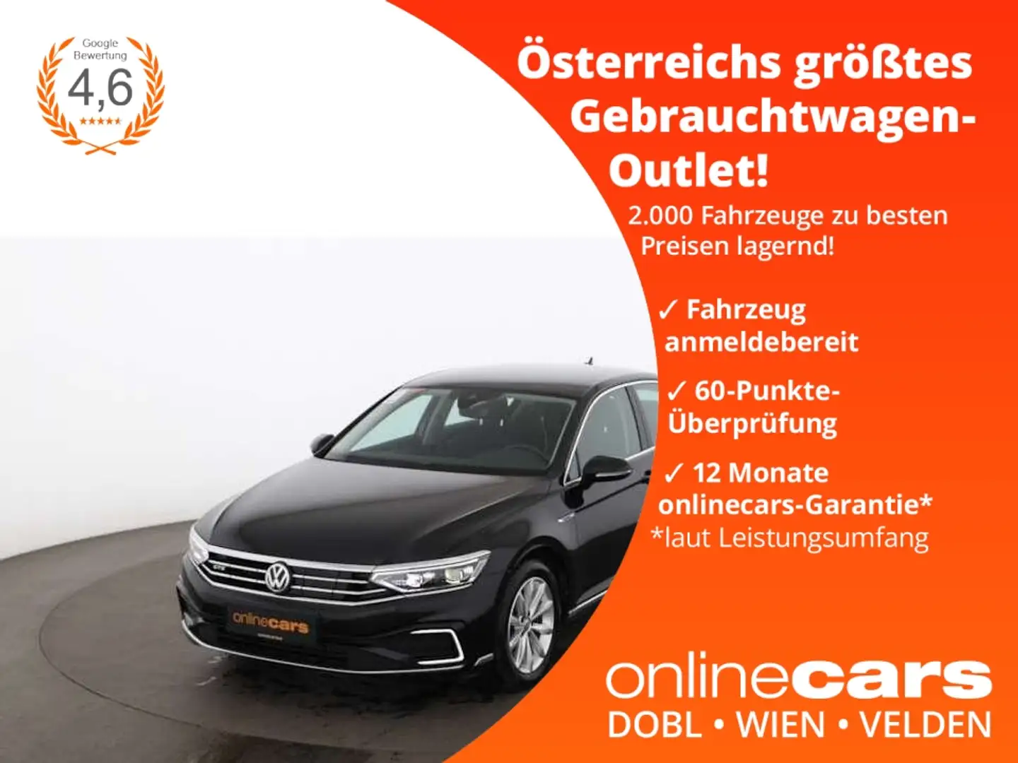 Volkswagen Passat 1.4 TSI GTE Aut MATRIX RADAR DIGITAL-TACHO Schwarz - 1