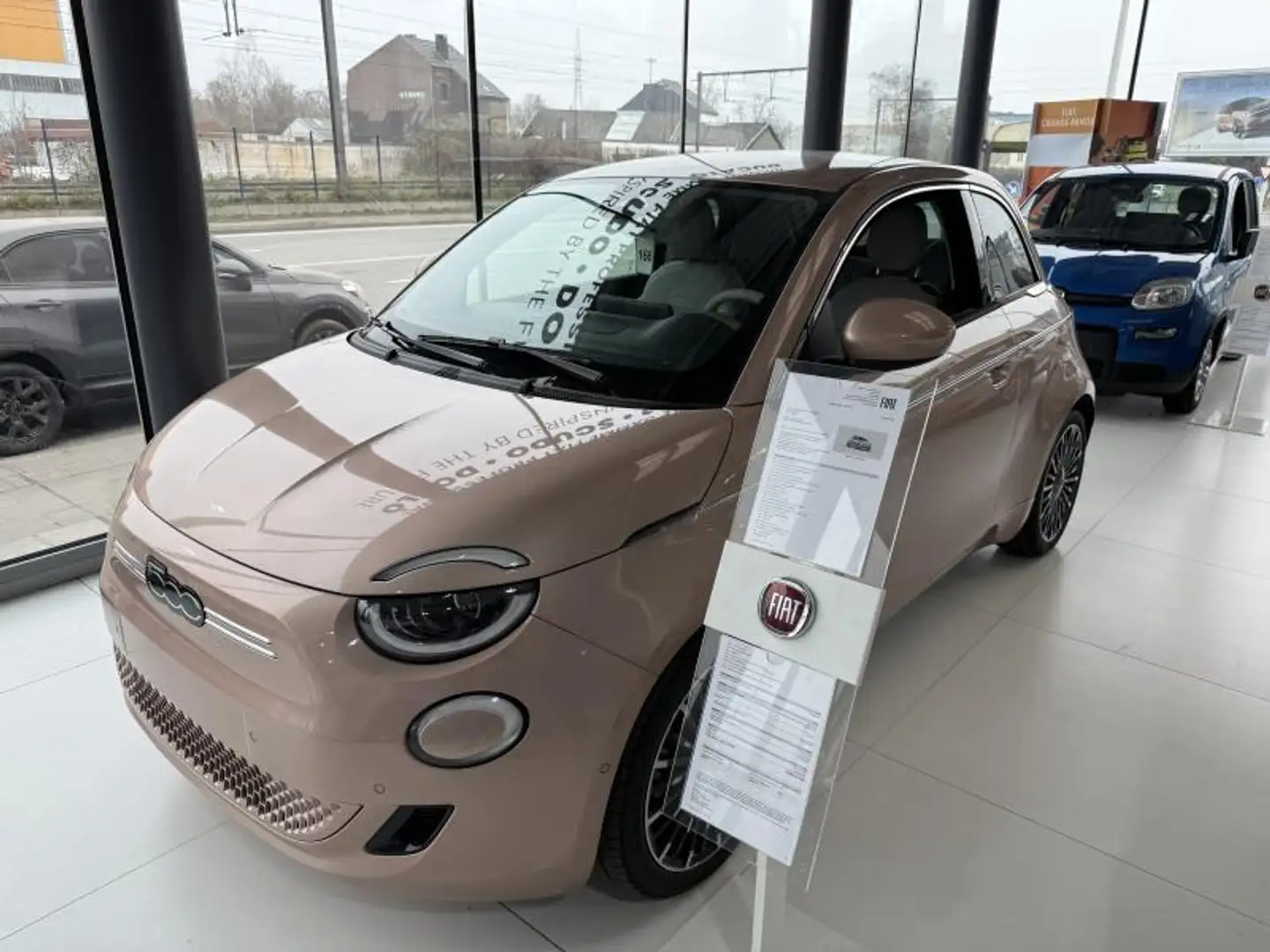 Fiat 500e PRIMA Beżowy - 1