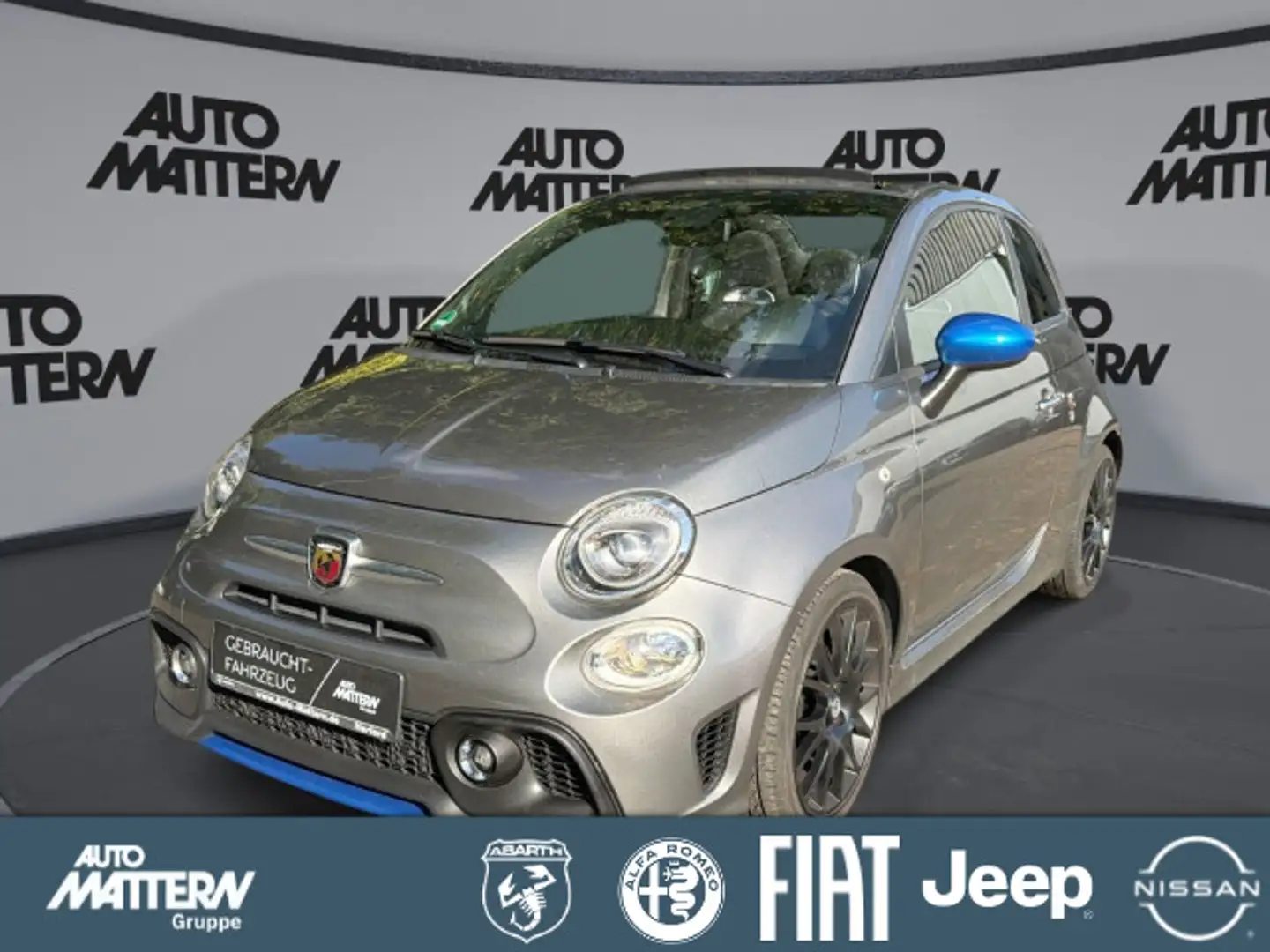 Abarth 595C Klimaaut.|PDC|CarPlay|Bluetooth|Freisprech Gris - 1