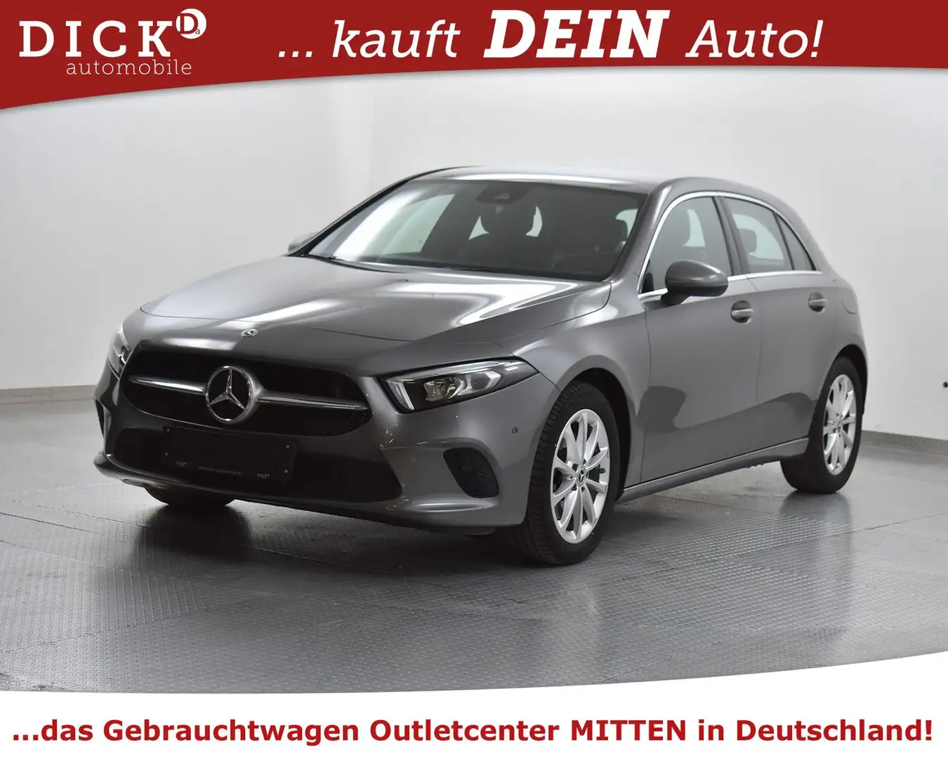 Mercedes-Benz A 220 A220 7G Progress NAVI+LEDER+SHZ+KAMER+LED+VIRTU+ Grigio - 2