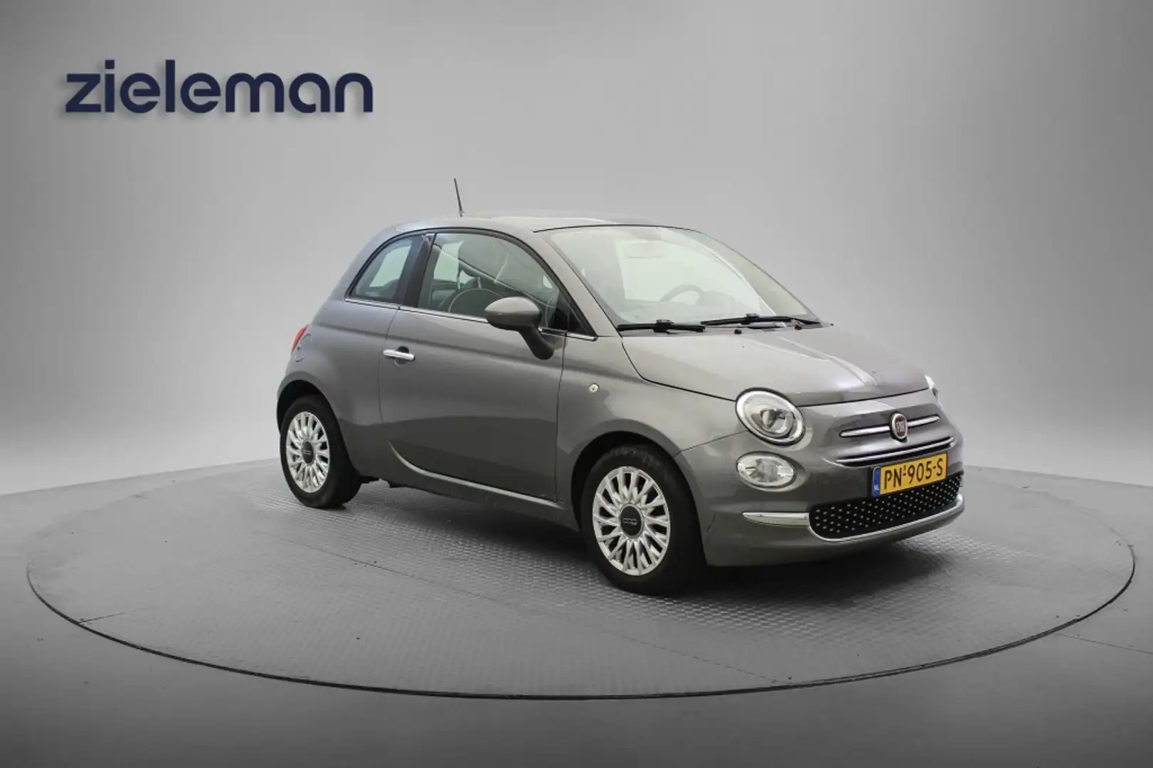 Fiat 500 0.9 TwinAir T Lounge - Panorama, Navi, Airco Gris - 1