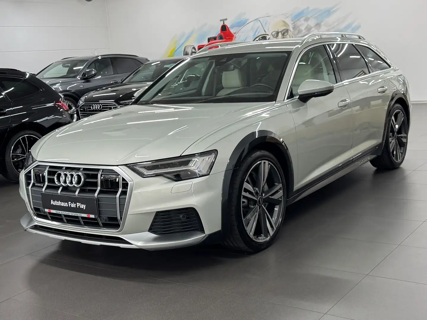 Audi A6 allroad 55TDI MASSAGE/SITZBEL/AHK/LUFTF/B&O Silber - 1