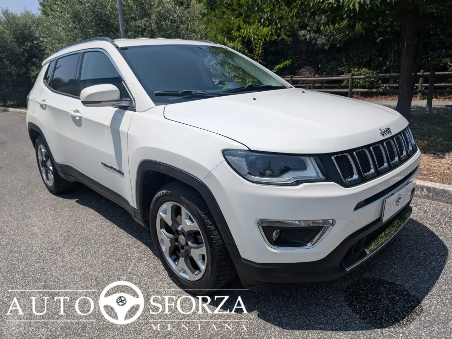 Jeep Compass 1.6 Mjt Limited 120cv Tagliandata Nazionale E6d Bianco - 1