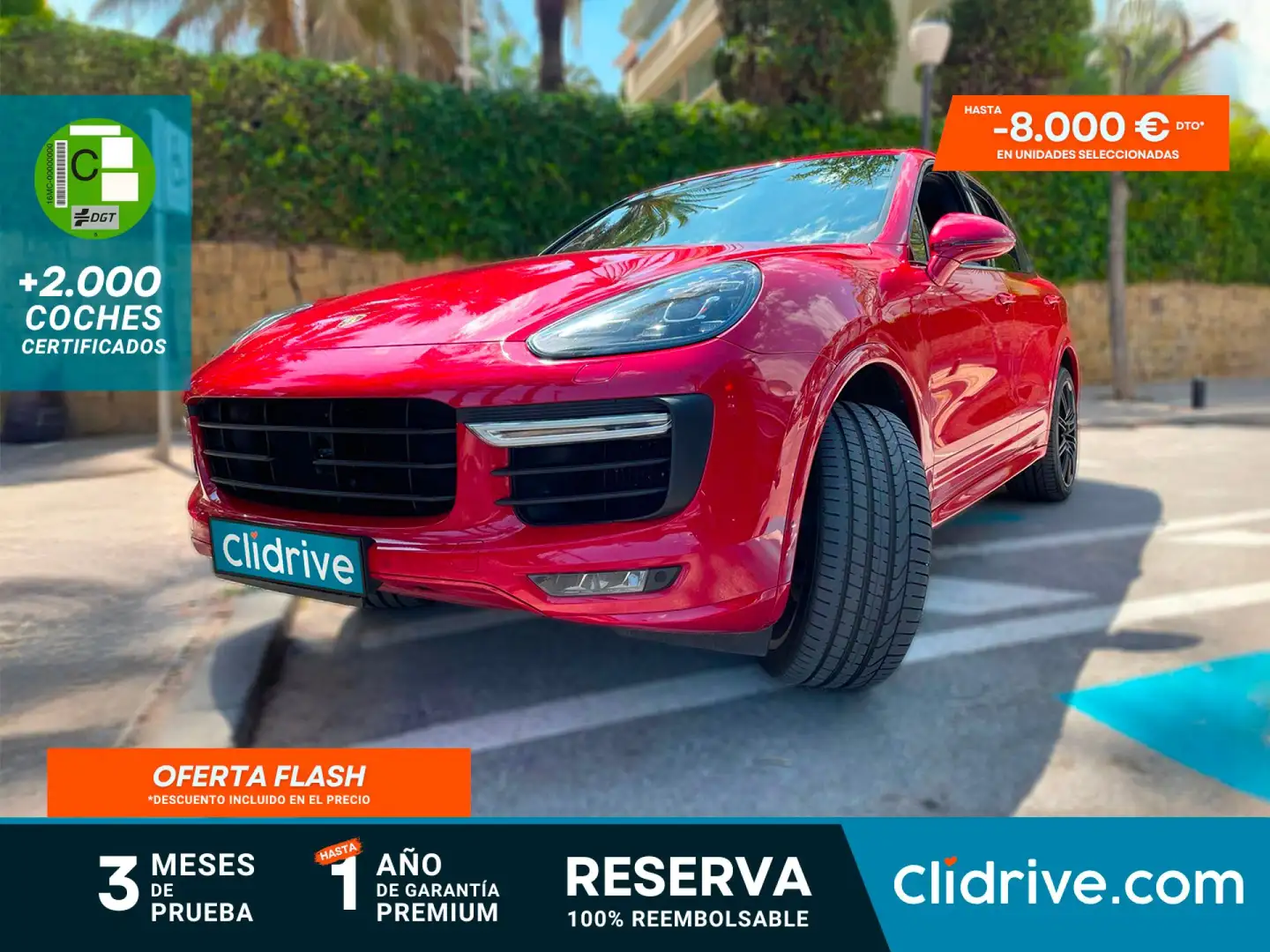 Porsche Cayenne Turbo Aut. Rojo - 1