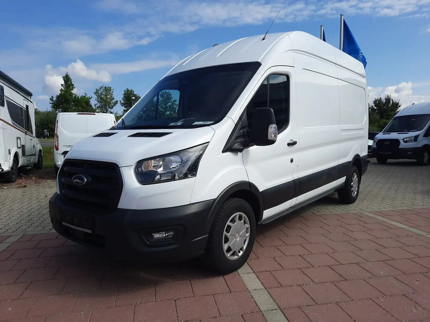 Ford Transit Kasten 350 L3 Trend |NAV|SHZG|360°|ACC Weiß - 2