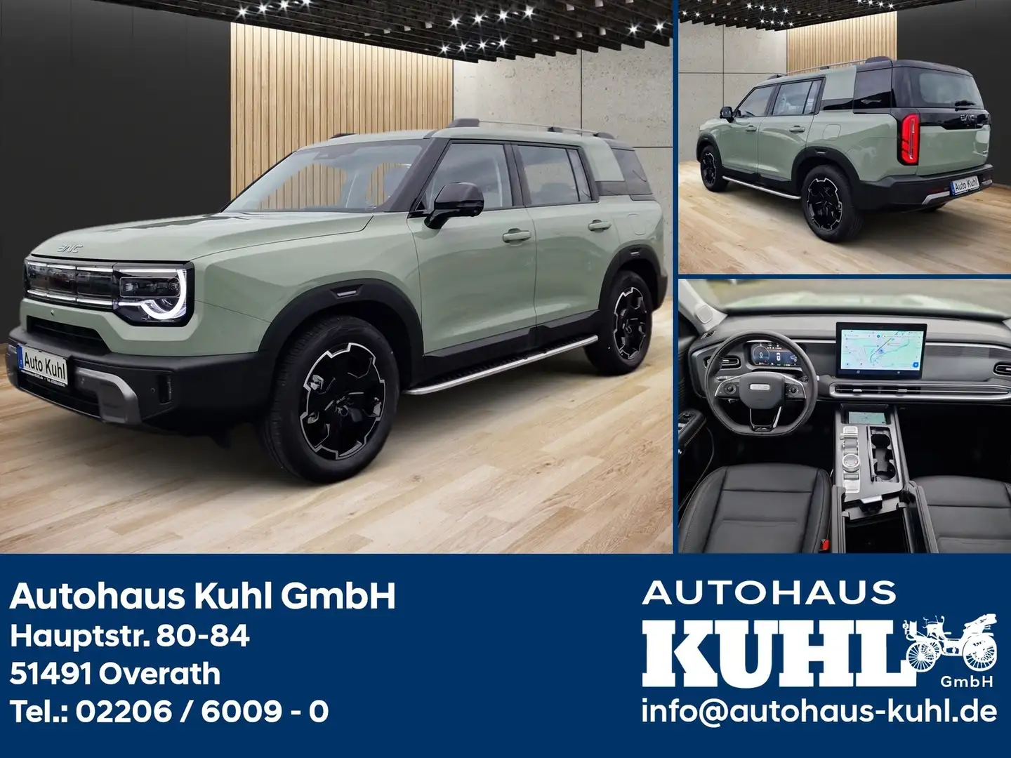 BAIC BJ30 Hybrid 4WD+3Jahre Garantie Leder+Klimaauto Grün - 1