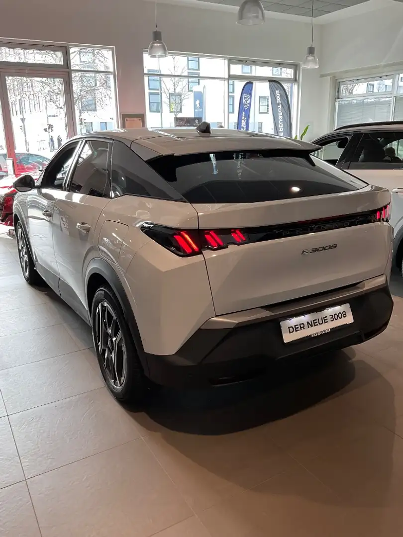 Peugeot 3008 210 Allure Elektromotor 2re KAM LED Leder Weiß - 2