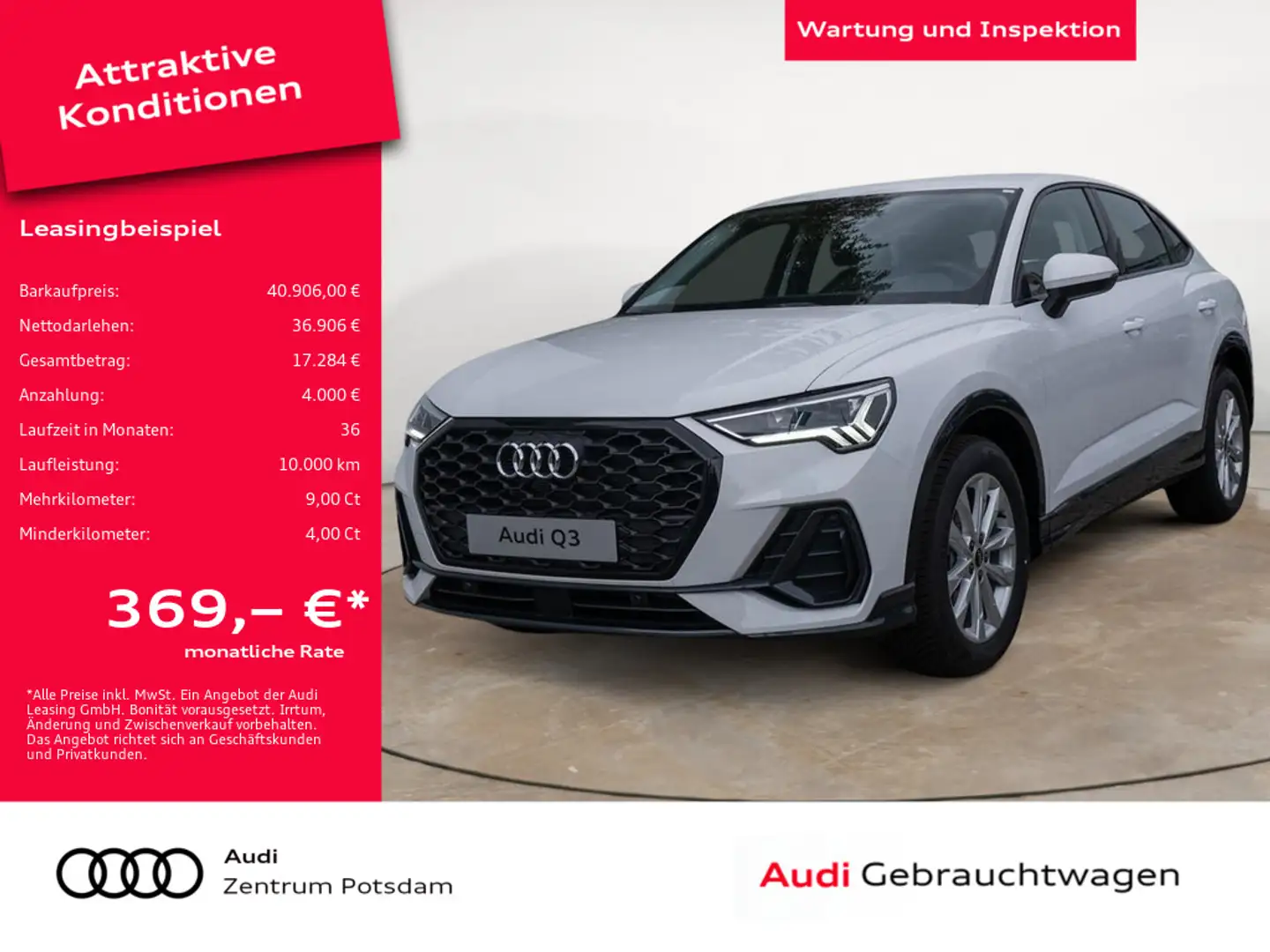 Audi Q3 Sportback 35 TFSI SHZ KAMERA NAVI AHK LED White - 1