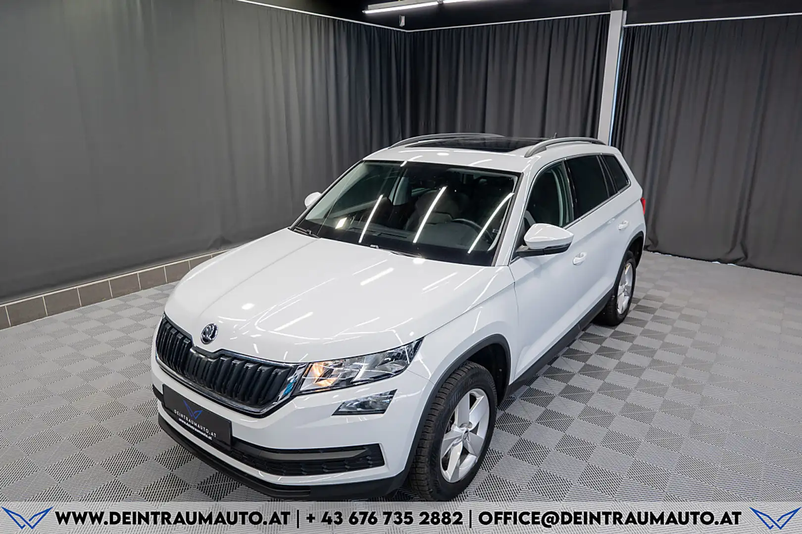 Skoda Kodiaq 2,0 TDI SCR Ambition Limited DSG*NAVI*PANO*R-KA... Weiß - 2