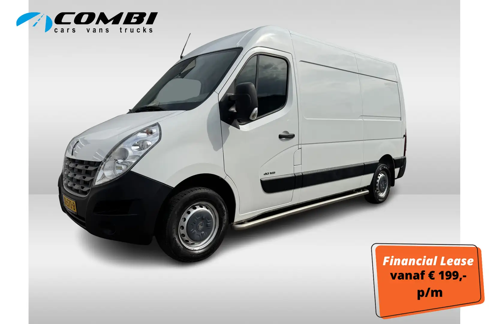 Renault Master T35 2.3 dCi L2H2 Eco Trekhaak/navi/airco/3 zit/all Weiß - 1