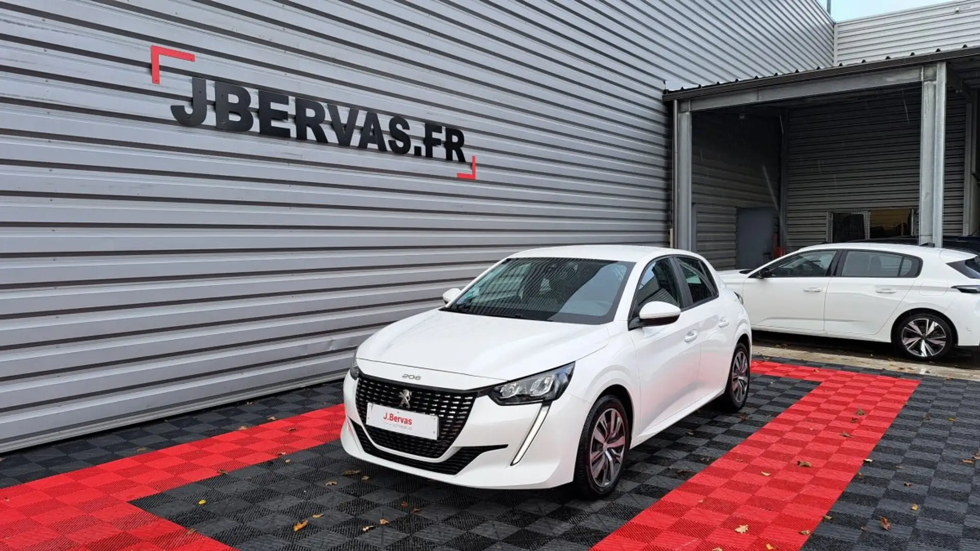 Peugeot 208 puretech 100 ss bvm6 active business Blanc - 1