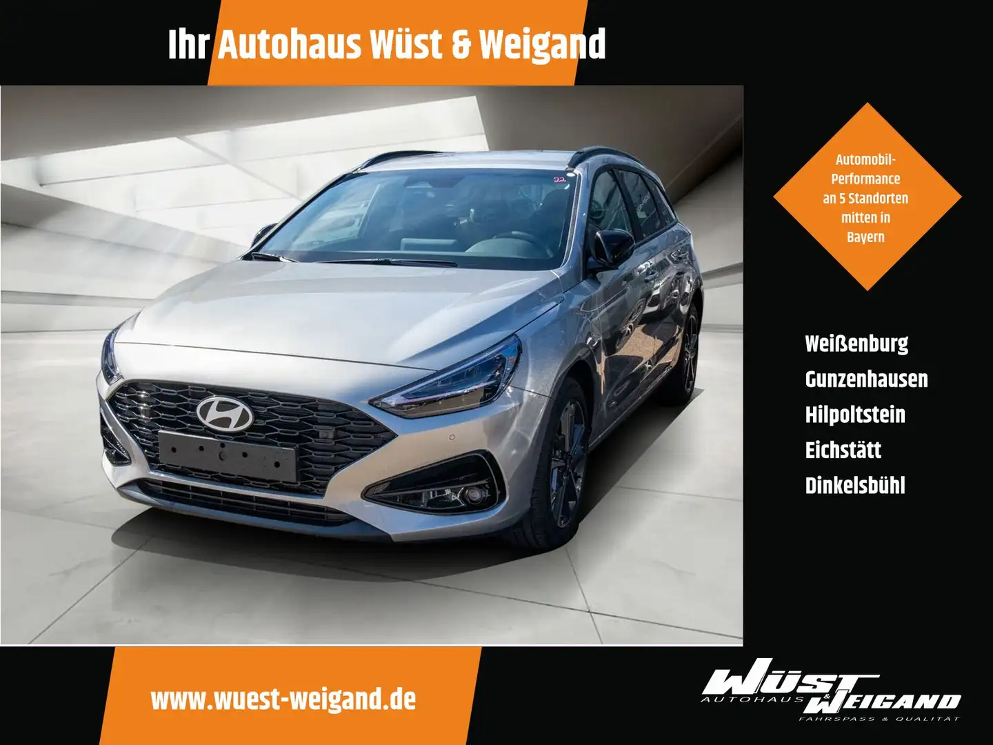 Hyundai i30 cw 1.5 T-GDI Advantage Mild-Hybrid Silber - 1