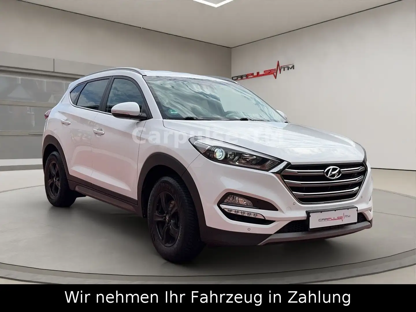 Hyundai TUCSON Style 4WD 2.0 CRDI-185PS-AHK-Allrad-LED Weiß - 1
