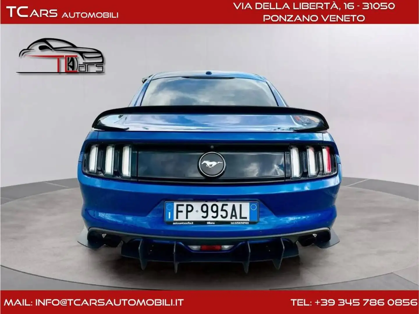 Ford Mustang 2.3- noleggio giornaliero - catena nuova Bleu - 2