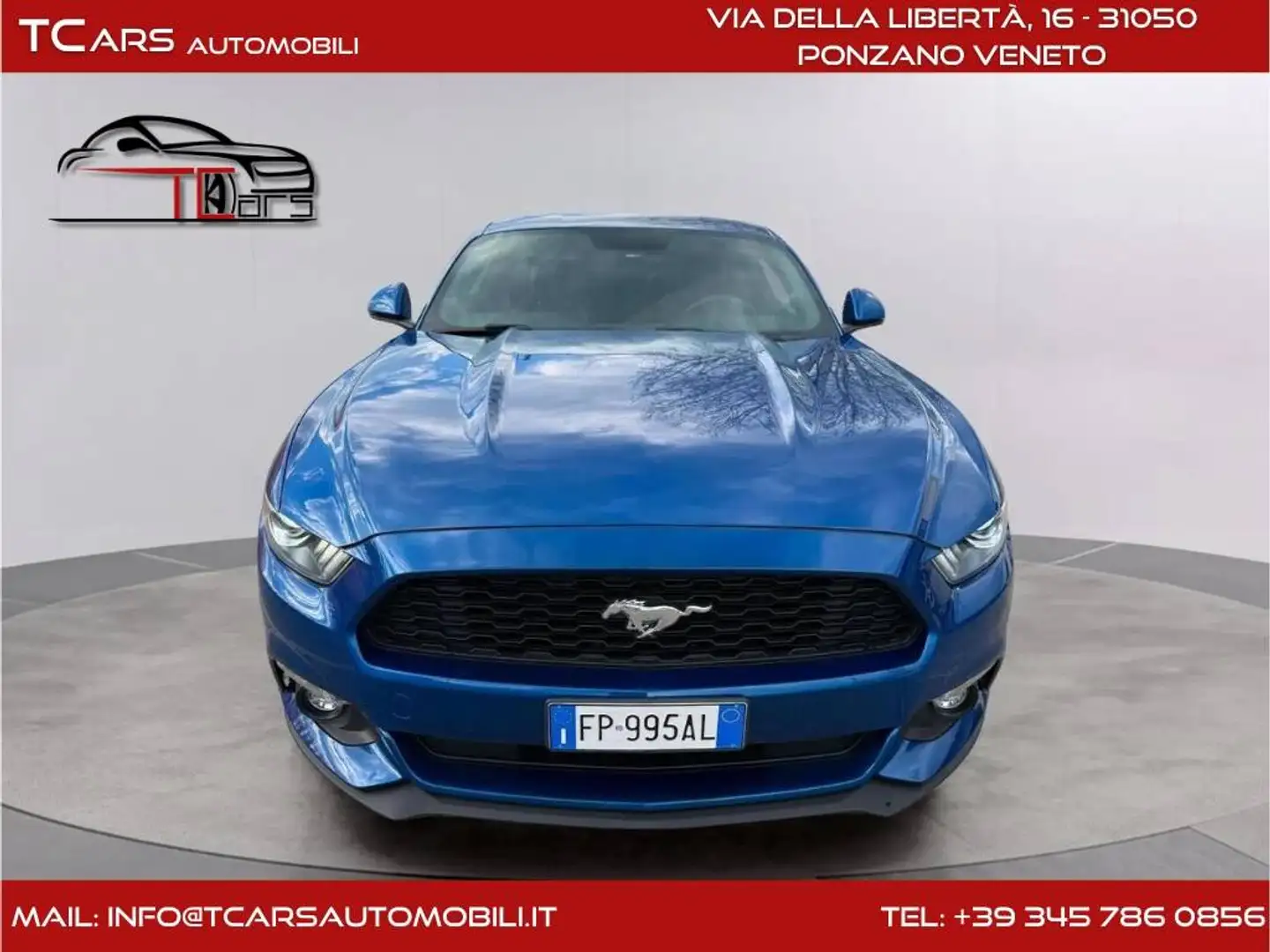 Ford Mustang 2.3- NOLEGGIO GIORNALIERO Bleu - 1