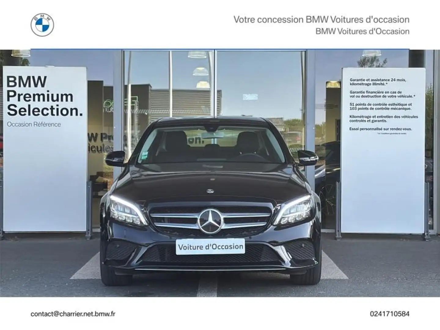 Mercedes-Benz C 180 180 d 122ch Avantgarde Line Noir - 2