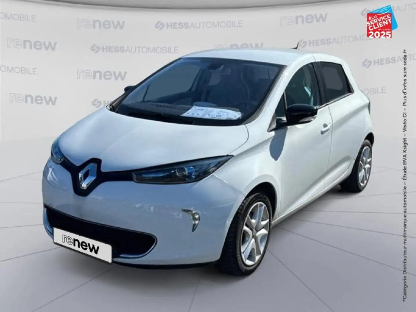 Renault ZOE Zen charge normale Type 2 GPS Radar AR Blanc - 1