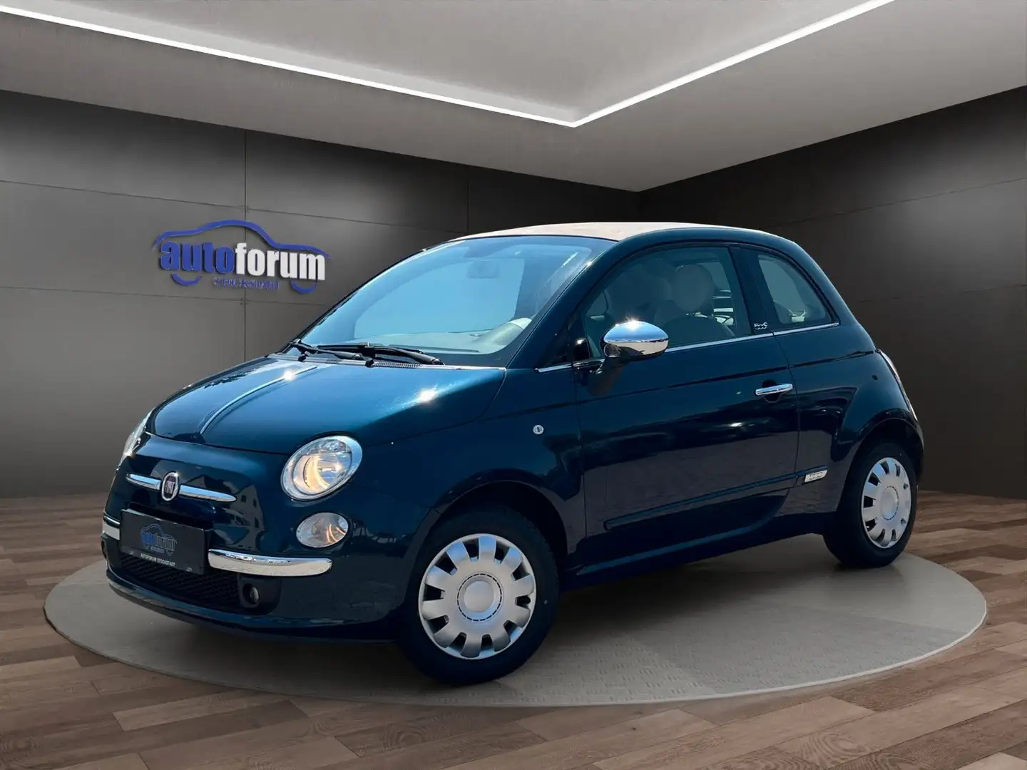 Fiat 500C CABRIO°1.HAND°KLIMA°EURO5°SCHECKHEFT°TOP* Blau - 1
