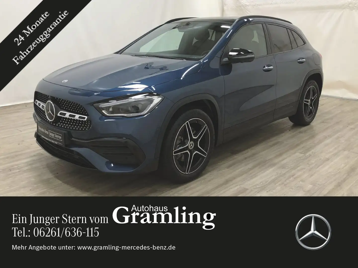 Mercedes-Benz GLA 250 e AMG NIGHT Pano*AHK*360°*MULTIBEAM*Distr Blau - 1