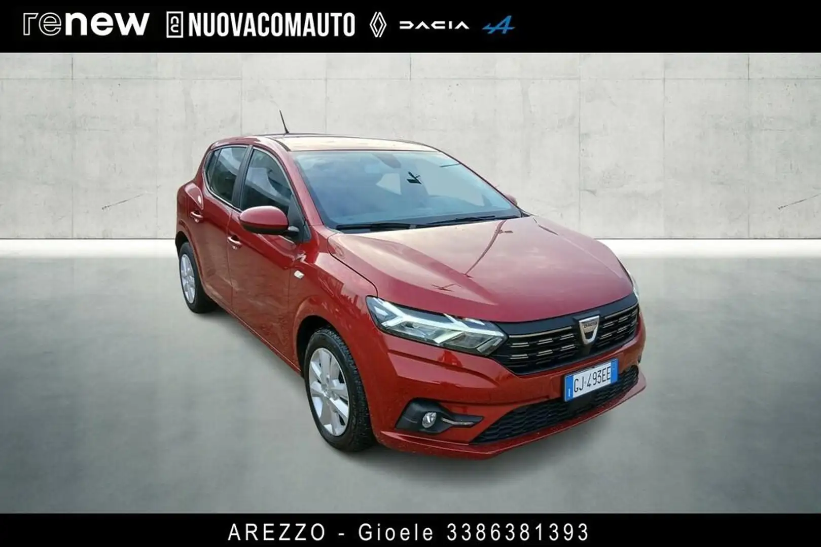 Dacia Sandero Streetway 1.0 sce Comfort SL DaciaPlus 65cv Rosso - 2