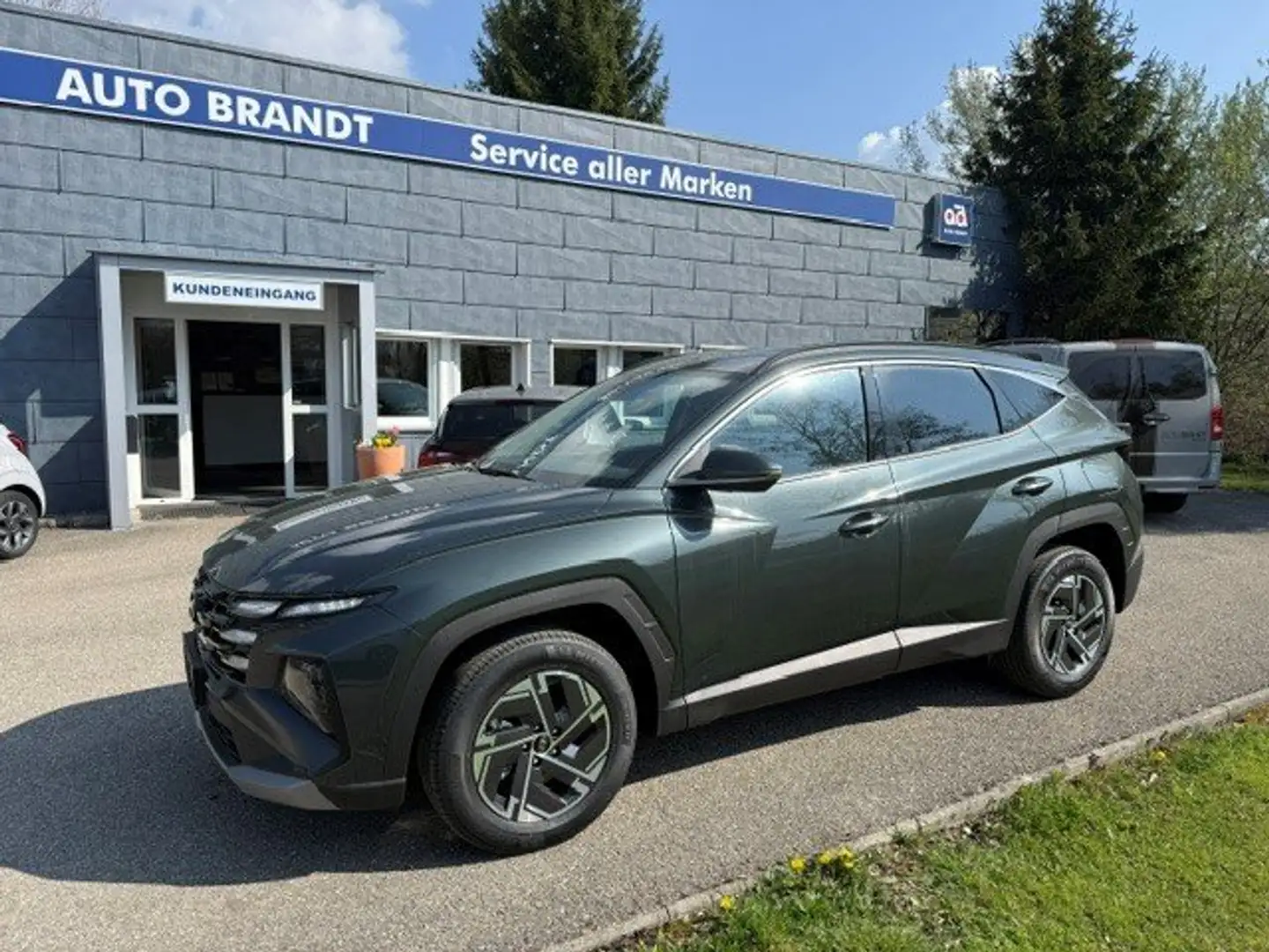 Hyundai TUCSON Tucson 1,6 T-GDI HEV Jubilé Aut. ALLRAD Grün - 1