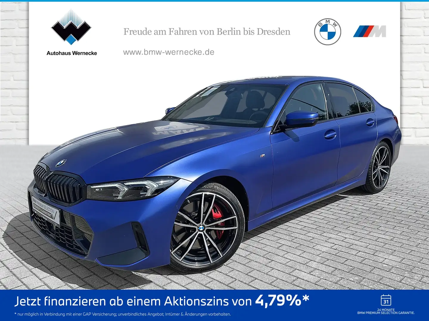 BMW 330 i xDrive Limousine M Sportpaket DAB LED Shz Blau - 1