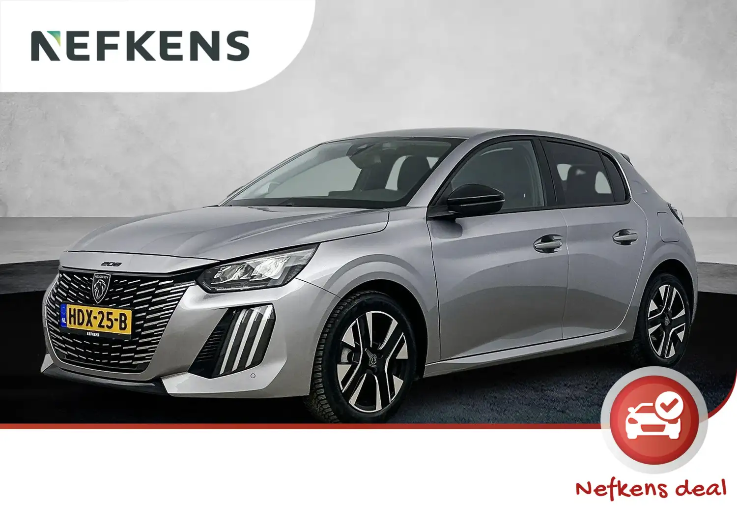 Peugeot 208 1.2 100 pk Allure | Carplay | Stoelverwarming | 3D Grau - 1
