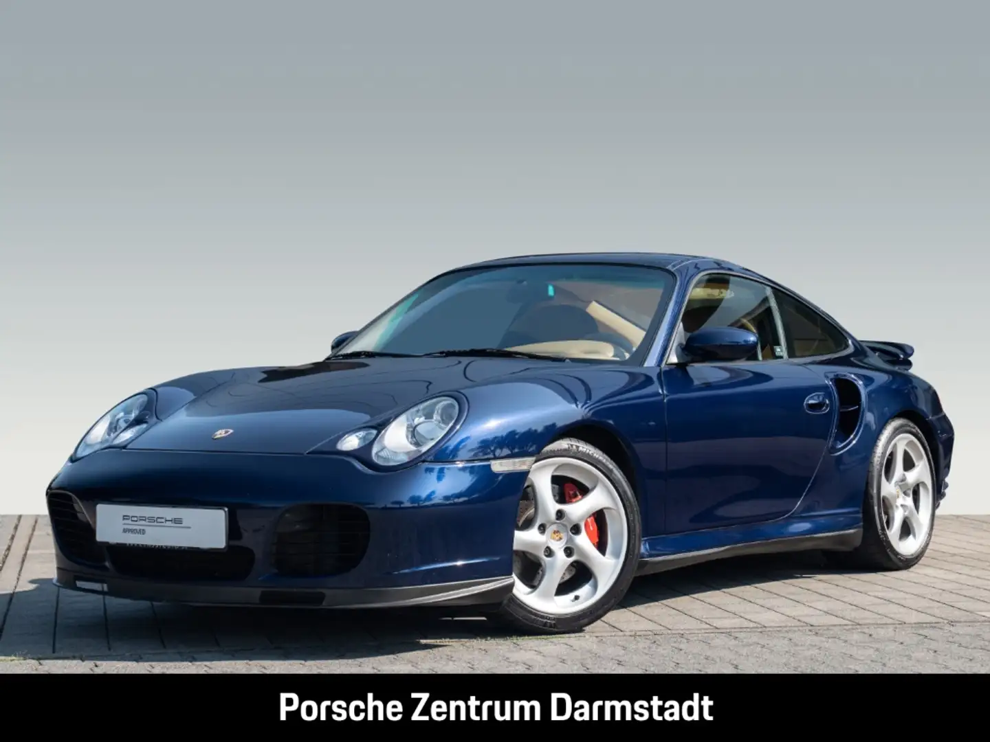 Porsche 911 996 Turbo Schalensitze Savannabeige-Leder Blauw - 1