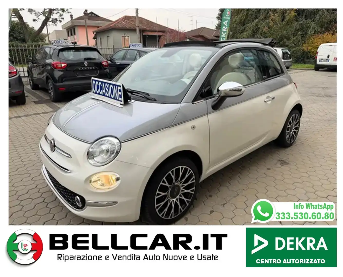 Fiat 500C 500C 1.2 Collezione 69cv Bianco - 1