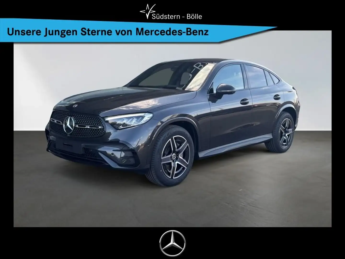 Mercedes-Benz GLC 220 d 4M Coupe +AMG+DISTRO+NAVI+KAMERA+AHK Gris - 1