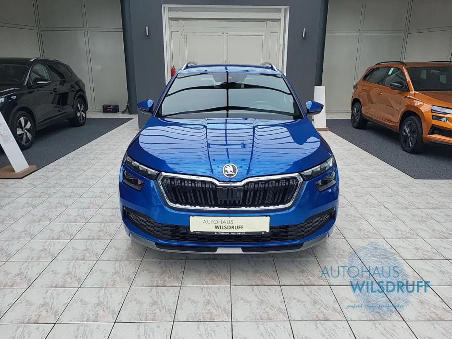 Skoda Kamiq Style 1.0 TSI Sportsitze LED Tempomat PDC Blau - 2