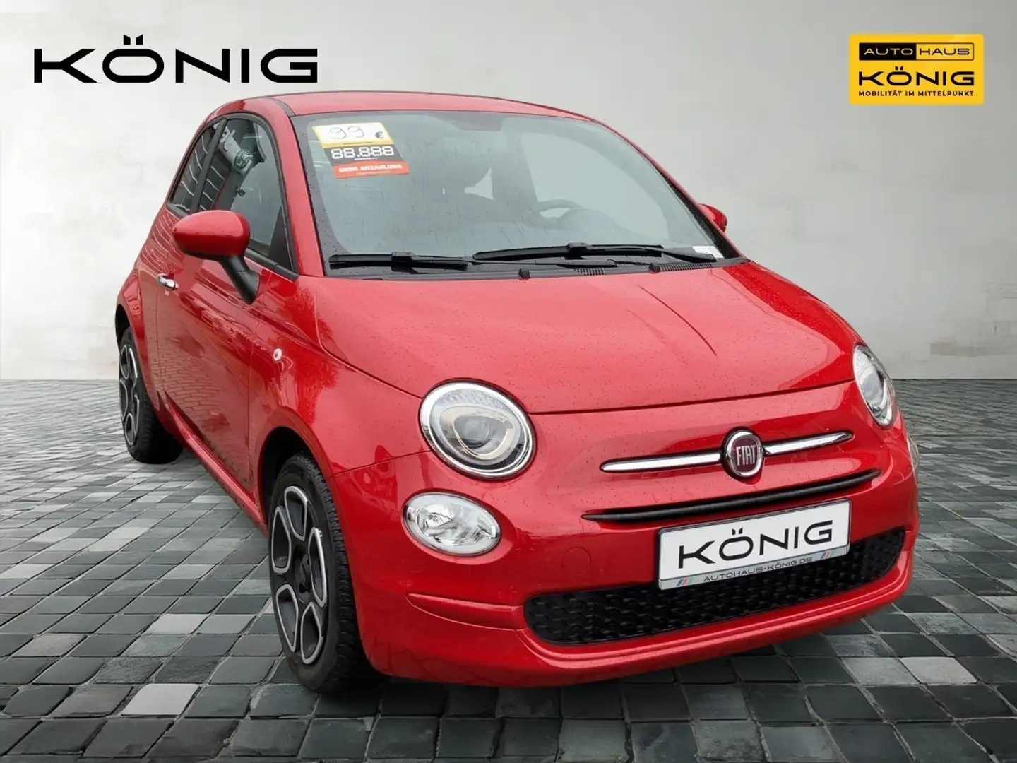 Fiat 500 MY22 1.0 GSE CLUB Klima Radio Rood - 2