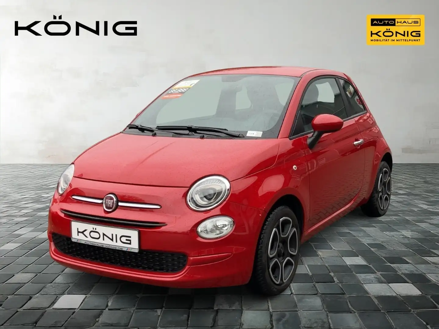 Fiat 500 MY22 1.0 GSE CLUB Klima Radio Rood - 1